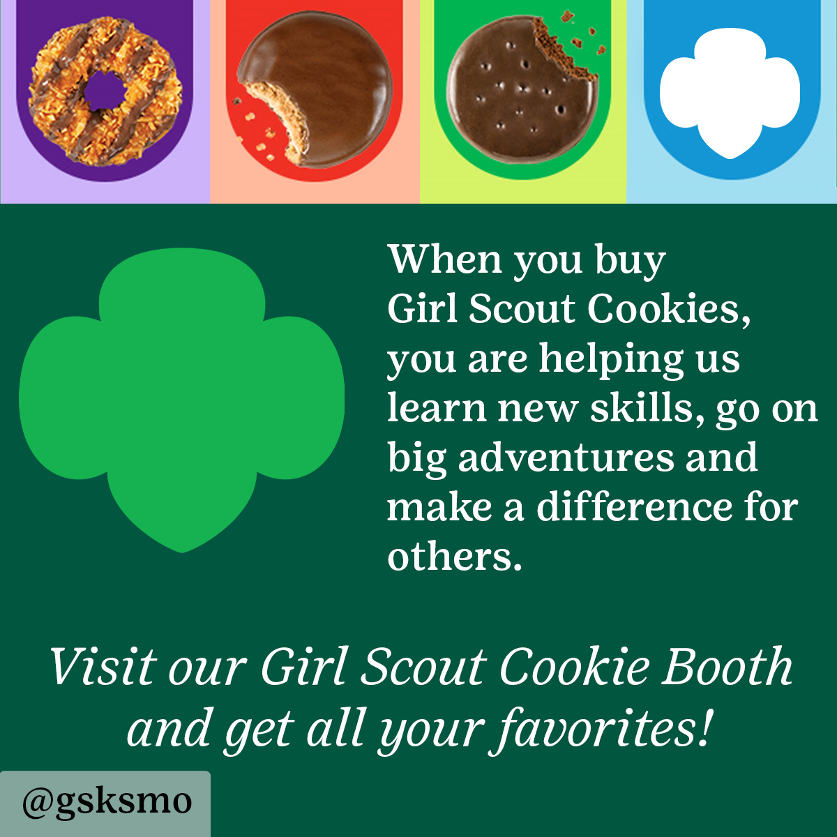 When you buy cookies you are...